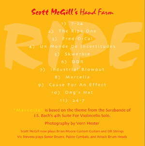 Scott McGill Ripe Booklet Back