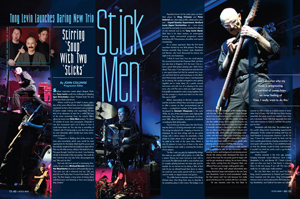 Stick Men article spread